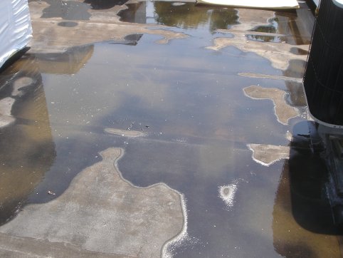 Water Ponding On Flat Roof